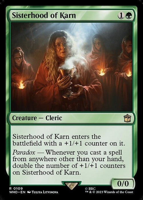 Sisterhood of Karn ~ Commander: Doctor Who [ NearMint ] [ Magic MTG ]