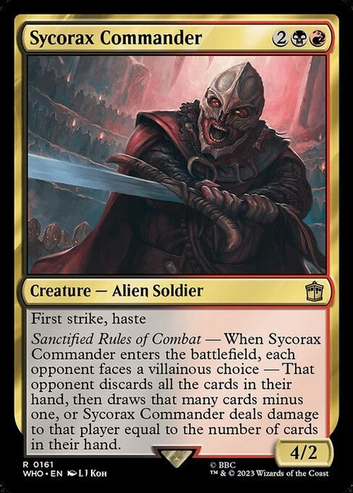 Sycorax Commander ~ Commander: Doctor Who [ NearMint ] [ Magic MTG ]