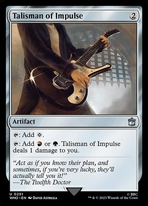 Talisman of Impulse ~ Commander: Doctor Who [ NearMint ] [ Magic MTG ]