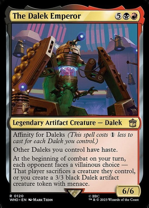 The Dalek Emperor ~ Commander: Doctor Who [ NearMint ] [ Magic MTG ]