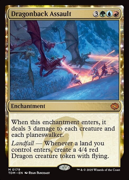 Dragonback Assault ~ Tarkir: Dragonstorm [ NM ] [ Magic MTG ]
