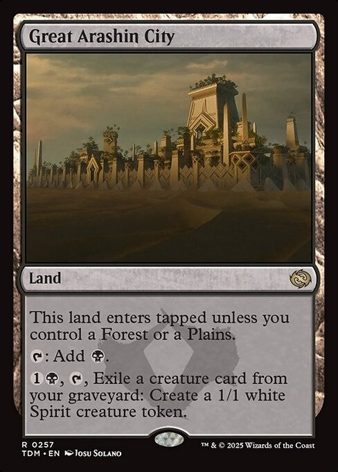Great Arashin City ~ Tarkir: Dragonstorm [ NM ] [ Magic MTG ]