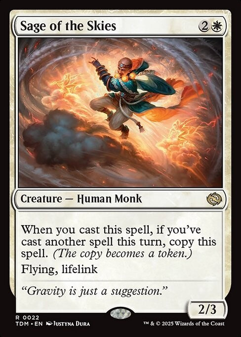 Sage of the Skies ~ Tarkir: Dragonstorm [ NM ] [ Magic MTG ]