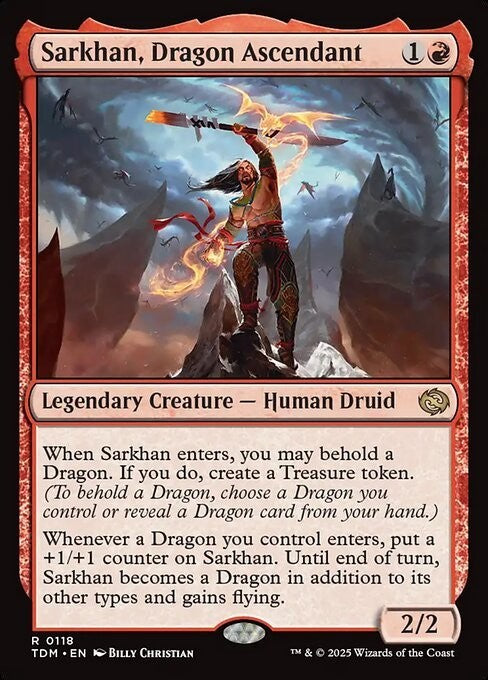 Sarkhan, Dragon Ascendant ~ Tarkir: Dragonstorm [ NM ] [ Magic MTG ]