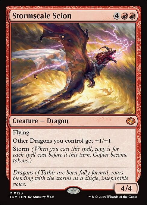 Stormscale Scion ~ Tarkir: Dragonstorm [ NM ] [ Magic MTG ]