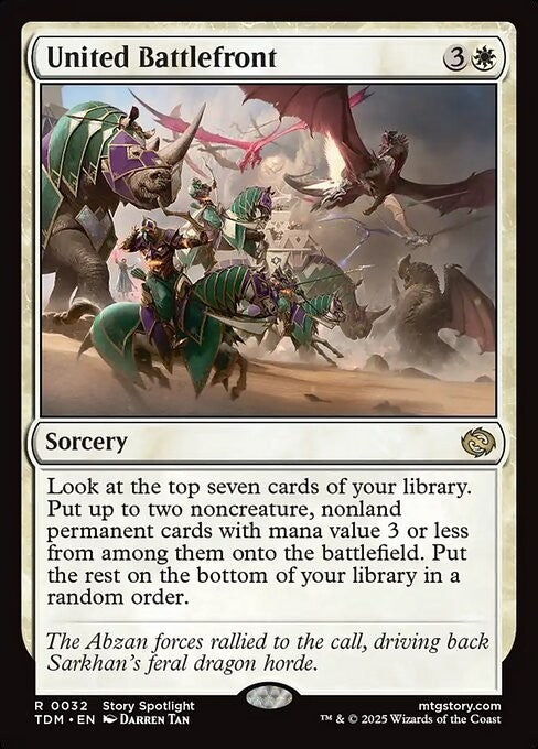 United Battlefront ~ Tarkir: Dragonstorm [ NM ] [ Magic MTG ]