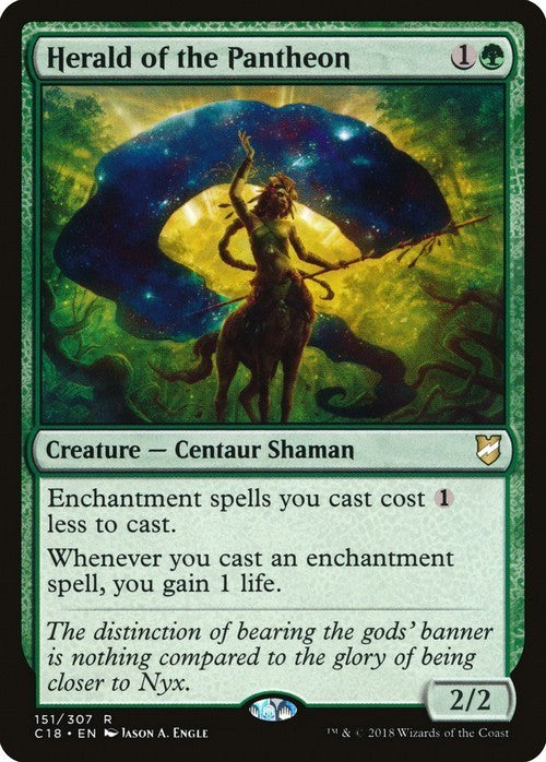 Herald of the Pantheon ~ Commander 2018 [ NearMint ] [ Magic MTG ]