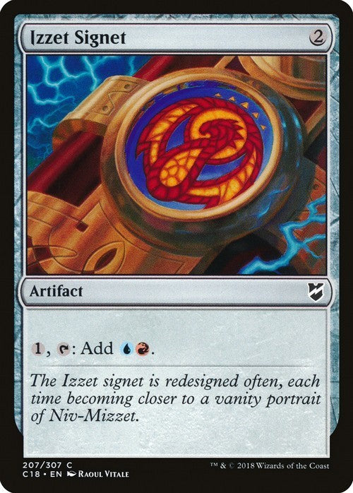 Izzet Signet ~ Commander 2018 [ Excellent ] [ Magic MTG ]