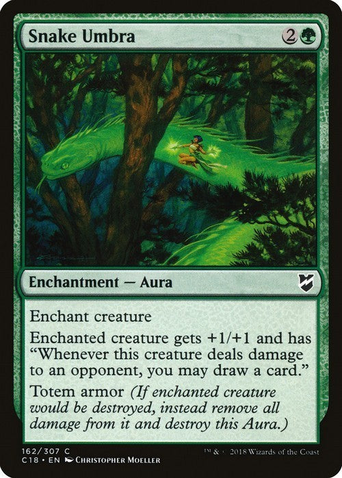 Snake Umbra ~ Commander 2018 [ Excellent ] [ Magic MTG ]