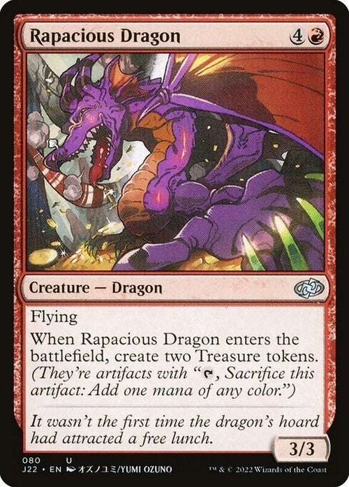 Rapacious Dragon (ANIME) ~ Jumpstart 2022 [ NearMint ] [ Magic MTG ]