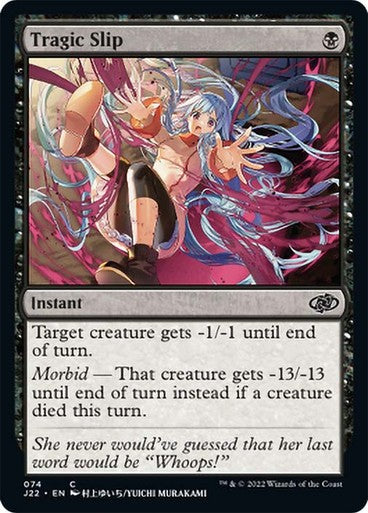 Tragic Slip (ANIME) ~ Jumpstart 2022 [ NearMint ] [ Magic MTG ]