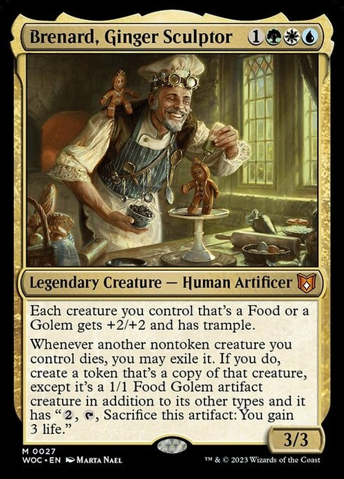 Brenard, Ginger Sculptor ~ Commander: Wilds of Eldraine [ NM ] [ Magic MTG ] - London Magic Traders Ltd