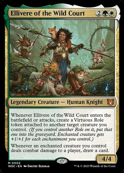 Ellivere of the Wild Court ~ Commander: Wilds of Eldraine [ NM ] [ Magic MTG ]