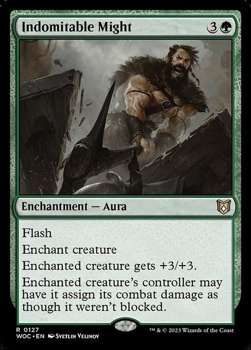 Indomitable Might ~ Commander: Wilds of Eldraine [ NearMint ] [ Magic MTG ]