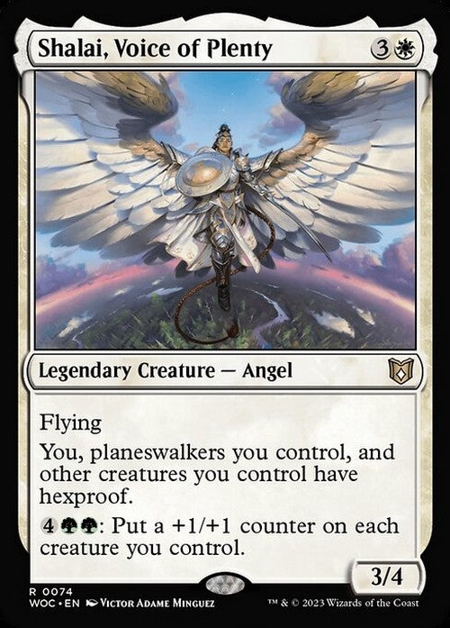 Shalai, Voice of Plenty ~ Commander: Wilds of Eldraine [ NM ] [ Magic MTG ]