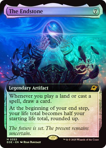 FOIL BORDERLESS The Endstone ~ Edge of Eternities [ NearMint ] [ Magic MTG ]