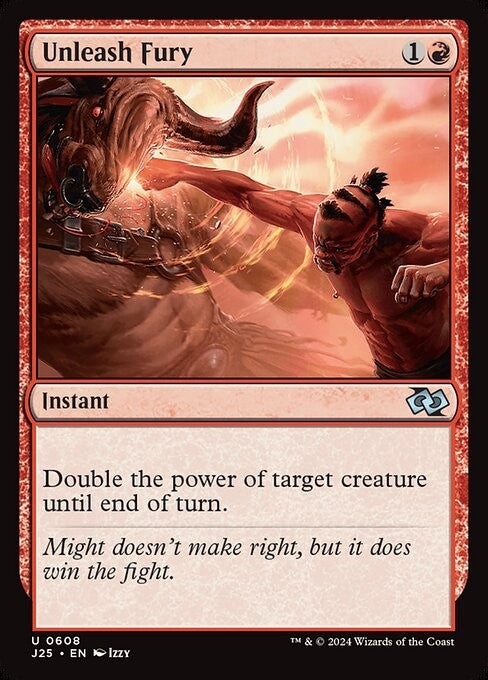 Unleash Fury ~ Jumpstart 2025 [ NearMint ] [ Magic MTG ]
