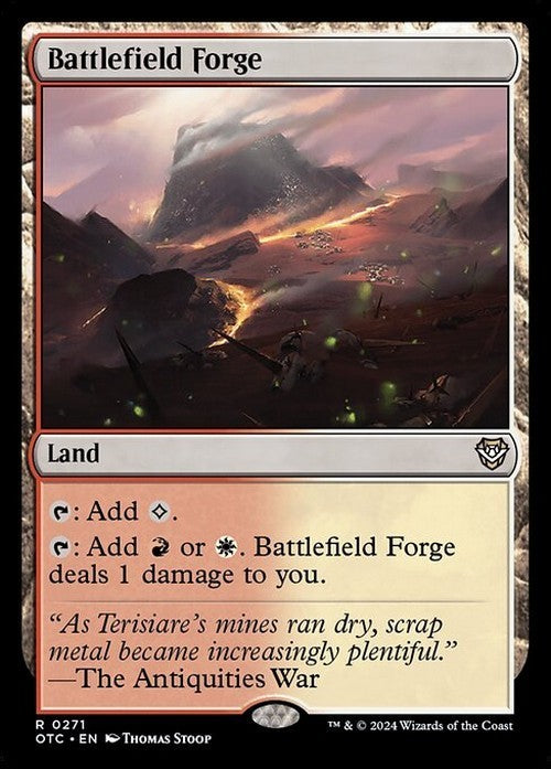Battlefield Forge ~ Commander: Outlaws of Thunder Junction [ NM ] [ Magic MTG ]