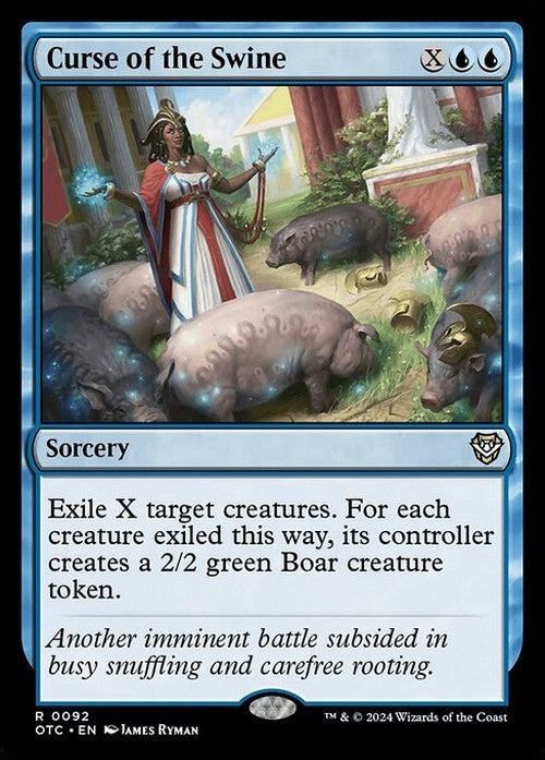 Curse of the Swine ~ Commander: Outlaws of Thunder Junction [ NM ] [ Magic MTG ]