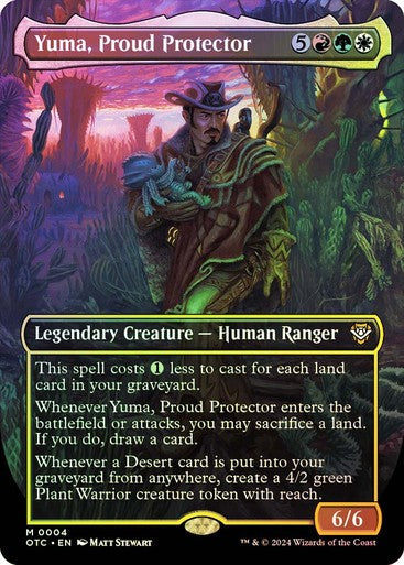 FOIL Yuma, Proud Protector ~ Commander: Outlaws of Thunder Junction [ NM ]