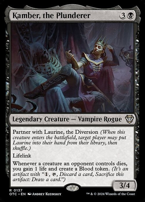 Kamber, the Plunderer ~ Commander: Outlaws of Thunder Junction [ NM ] [ MTG ]
