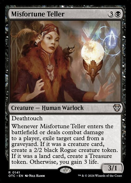 Misfortune Teller ~ Commander: Outlaws of Thunder Junction [ NM ] [ Magic MTG ]
