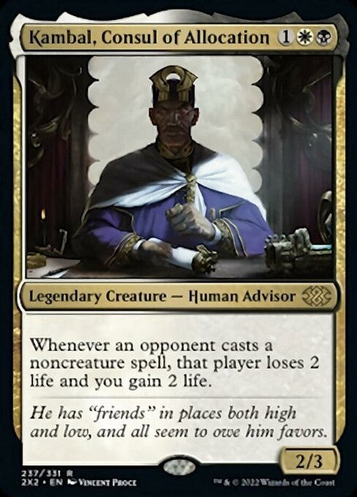 Kambal, Consul of Allocation ~ Double Masters 2022 [ NearMint ] [ Magic MTG ] - London Magic Traders Ltd