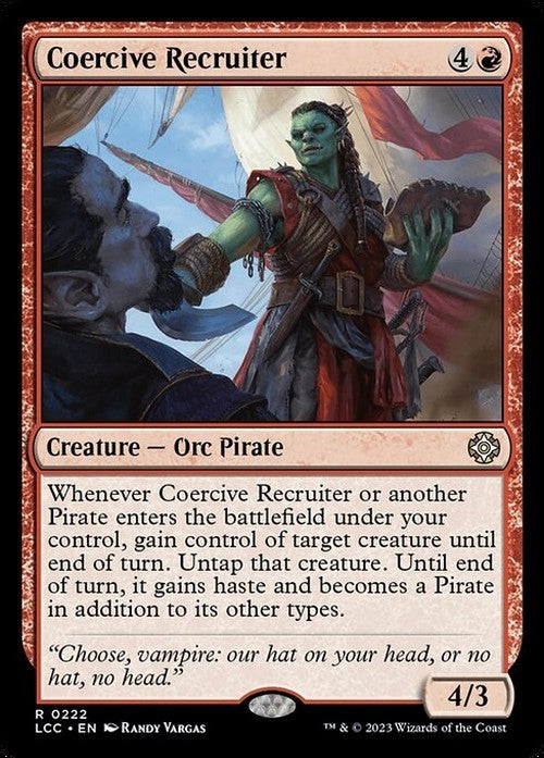 Coercive Recruiter ~ Commander: The Lost Caverns of Ixalan [ NM ] [ Magic MTG ]