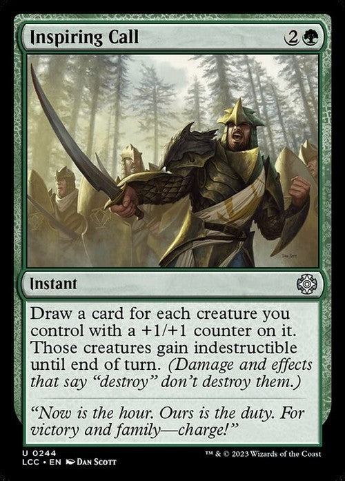 Inspiring Call ~ Commander: The Lost Caverns of Ixalan [ NM ] [ Magic MTG ]