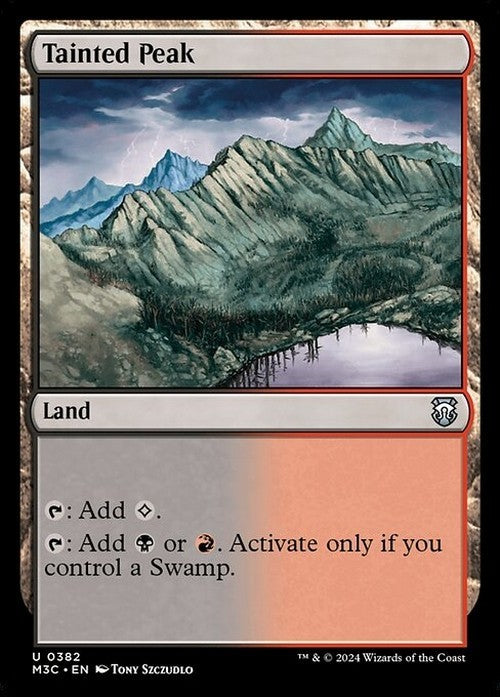 Tainted Peak ~ Commander: Modern Horizons 3 [ NearMint ] [ Magic MTG ]
