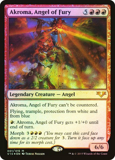 FOIL Akroma, Angel of Fury ~ From the Vault [ Excellent ] [ Magic MTG ]