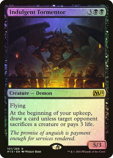 FOIL Indulgent Tormentor ~ Magic 2015 [ Excellent ] [ Magic MTG ]