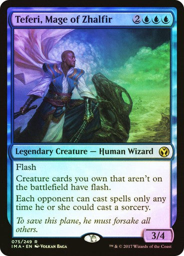 FOIL Teferi, Mage of Zhalfir ~ Iconic Masters [ Excellent ] [ Magic MTG ]