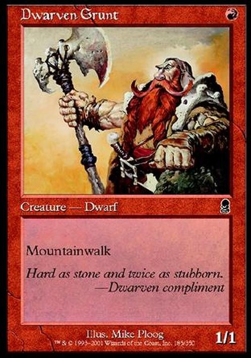 Dwarven Grunt ~ Odyssey [ Excellent ] [ Magic MTG ]