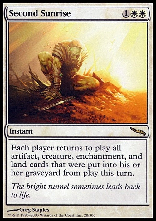 Second Sunrise ~ Mirrodin [ Excellent ] [ Magic MTG ]
