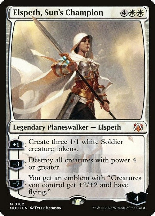 Elspeth, Sun's Champion ~ Commander: March of the Machine [ NM ] [ Magic MTG ]