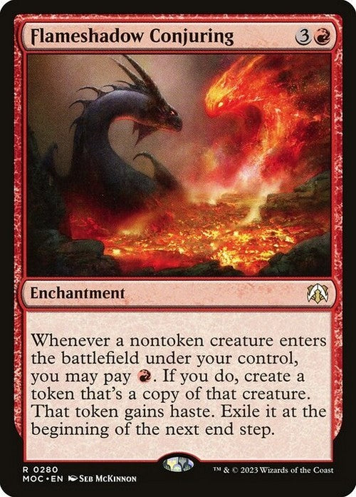 Flameshadow Conjuring ~ Commander: March of the Machine [ NM ] [ Magic MTG ]