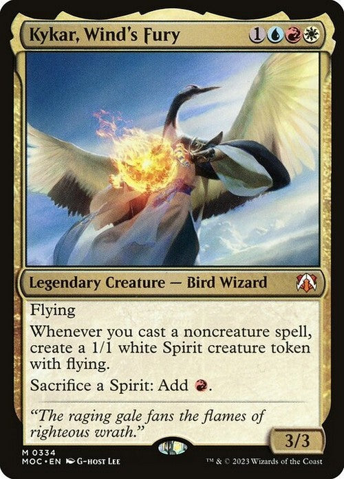 Kykar, Wind's Fury ~ Commander: March of the Machine [ NM ] [ Magic MTG ]