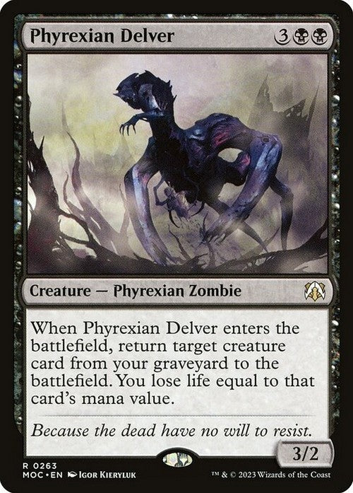 Phyrexian Delver ~ Commander: March of the Machine [ NM ] [ Magic MTG ]