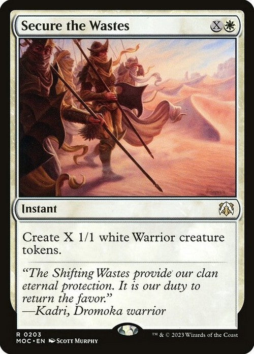 Secure the Wastes ~ Commander: March of the Machine [ NM ] [ Magic MTG ]