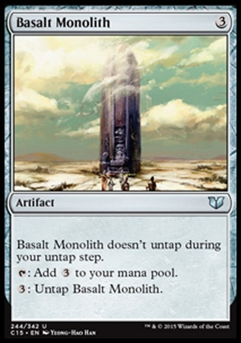 Basalt Monolith ~ Commander 2015 [ Excellent ] [ Magic MTG ]
