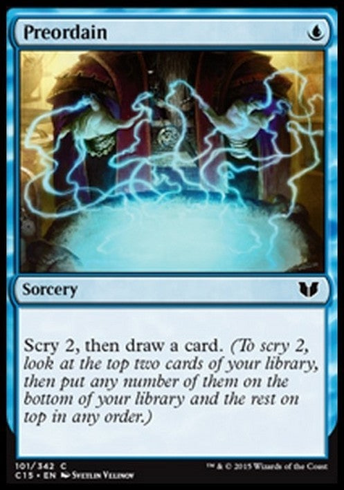 Preordain ~ Commander 2015 [ Excellent ] [ Magic MTG ]