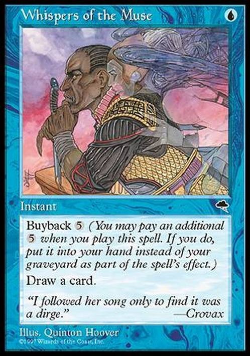 Whispers of the Muse ~ Tempest [ Excellent ] [ Magic MTG ]