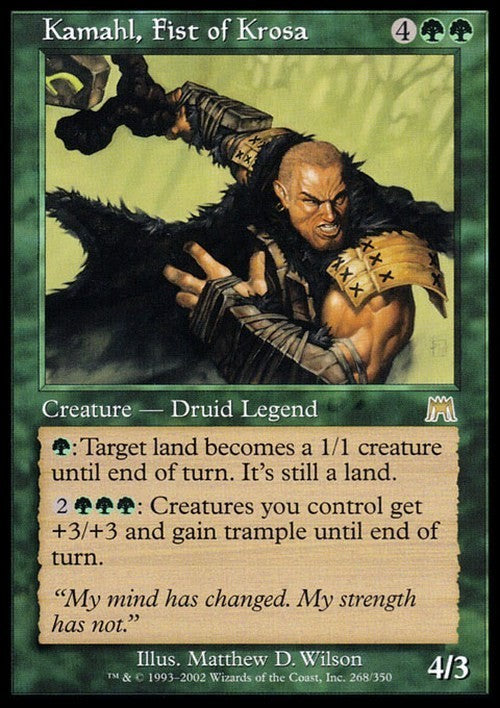 Kamahl, Fist of Krosa ~ Onslaught [ Excellent ] [ Magic MTG ]