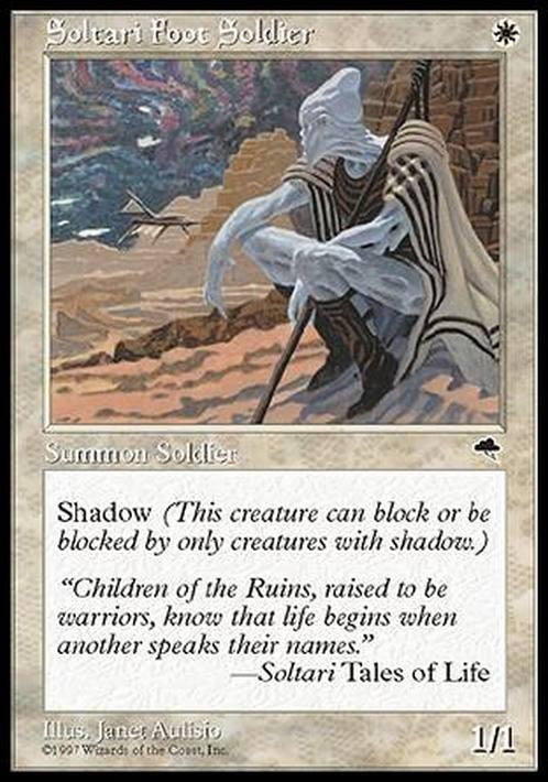 Soltari Foot Soldier ~ Tempest [ Excellent ] [ Magic MTG ]