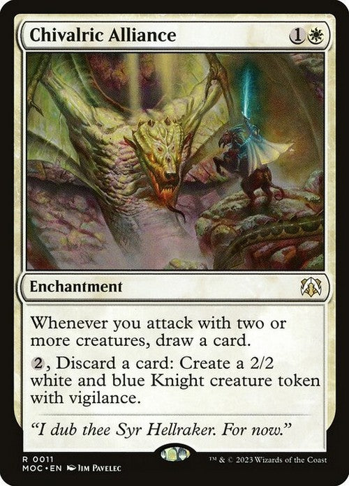 Chivalric Alliance ~ Commander: March of the Machine [ NM ] [ Magic MTG ]
