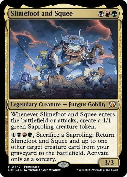 Slimefoot and Squee ~ Commander: March of the Machine [ NM ] [ Magic MTG ]