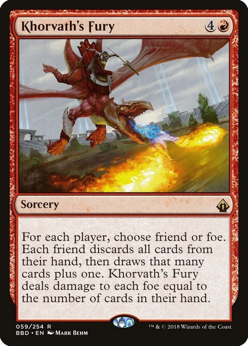 Khorvath's Fury ~ Battlebond [ Excellent ] [ Magic MTG ]