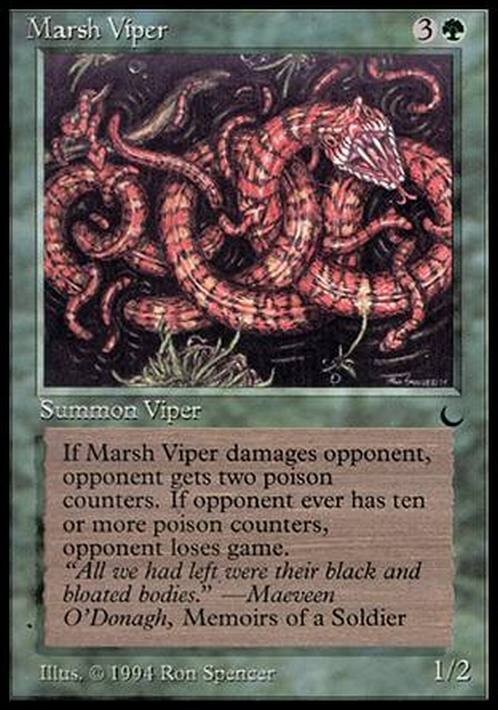 Marsh Viper ~ The Dark [ Excellent ] [ Magic MTG ]