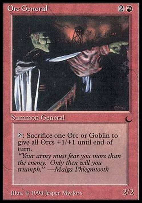 Orc General ~ The Dark [ Excellent ] [ Magic MTG ]
